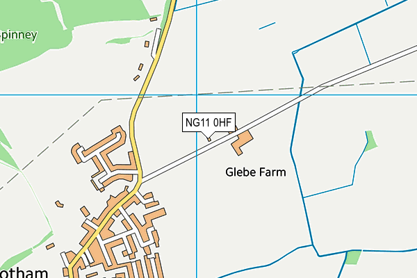 NG11 0HF map - OS VectorMap District (Ordnance Survey) NG11 0HF map - OS VectorMap District (Ordnance Survey)