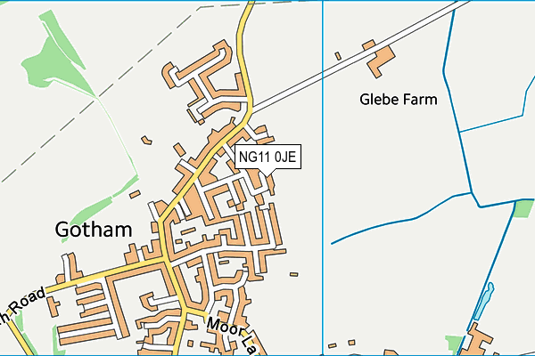 NG11 0JE map - OS VectorMap District (Ordnance Survey) NG11 0JE map - OS VectorMap District (Ordnance Survey)