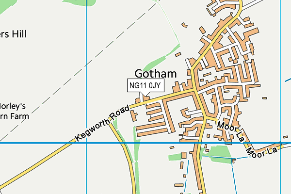 NG11 0JY map - OS VectorMap District (Ordnance Survey) NG11 0JY map - OS VectorMap District (Ordnance Survey)