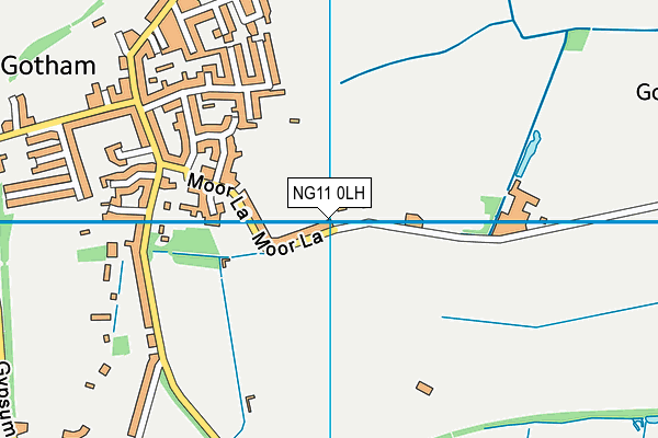 NG11 0LH map - OS VectorMap District (Ordnance Survey) NG11 0LH map - OS VectorMap District (Ordnance Survey)