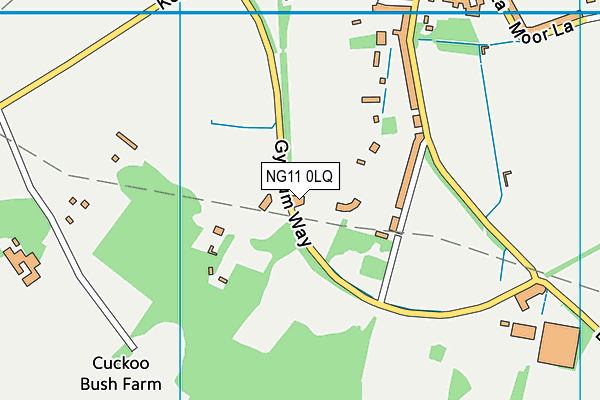 NG11 0LQ map - OS VectorMap District (Ordnance Survey) NG11 0LQ map - OS VectorMap District (Ordnance Survey)