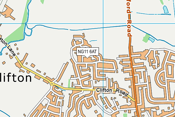 NG11 6AT map - OS VectorMap District (Ordnance Survey) NG11 6AT map - OS VectorMap District (Ordnance Survey)
