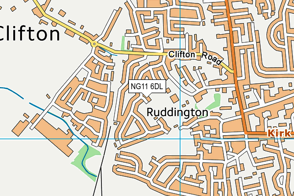 NG11 6DL map - OS VectorMap District (Ordnance Survey) NG11 6DL map - OS VectorMap District (Ordnance Survey)