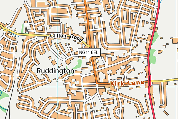 NG11 6EL map - OS VectorMap District (Ordnance Survey) NG11 6EL map - OS VectorMap District (Ordnance Survey)