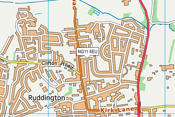 NG11 6EU map - OS VectorMap District (Ordnance Survey) NG11 6EU map - OS VectorMap District (Ordnance Survey)