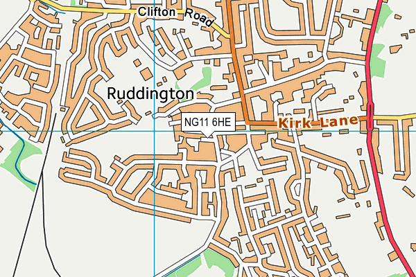 NG11 6HE map - OS VectorMap District (Ordnance Survey) NG11 6HE map - OS VectorMap District (Ordnance Survey)