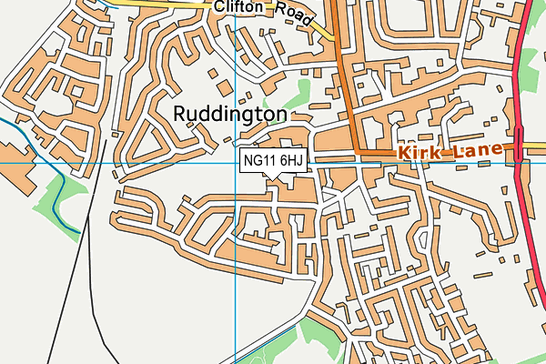 NG11 6HJ map - OS VectorMap District (Ordnance Survey) NG11 6HJ map - OS VectorMap District (Ordnance Survey)