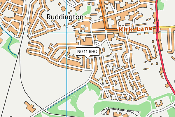 NG11 6HQ map - OS VectorMap District (Ordnance Survey)
