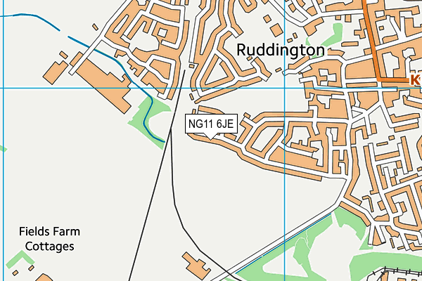 NG11 6JE map - OS VectorMap District (Ordnance Survey) NG11 6JE map - OS VectorMap District (Ordnance Survey)