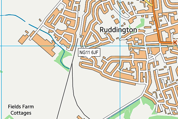 NG11 6JF map - OS VectorMap District (Ordnance Survey) NG11 6JF map - OS VectorMap District (Ordnance Survey)