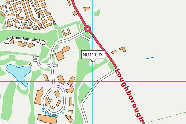 NG11 6JY map - OS VectorMap District (Ordnance Survey) NG11 6JY map - OS VectorMap District (Ordnance Survey)