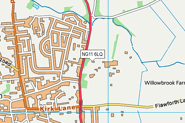 NG11 6LQ map - OS VectorMap District (Ordnance Survey) NG11 6LQ map - OS VectorMap District (Ordnance Survey)