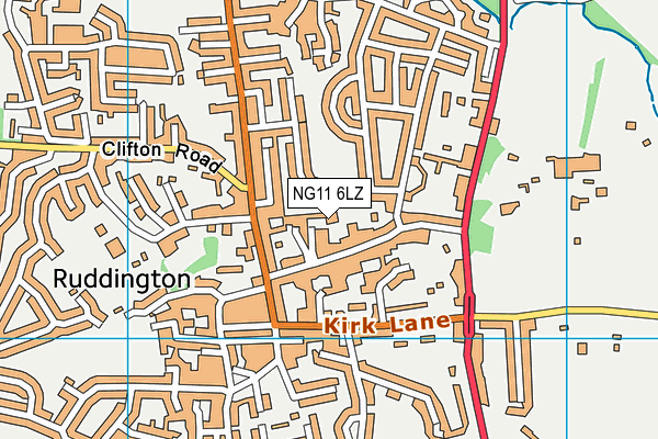 NG11 6LZ map - OS VectorMap District (Ordnance Survey) NG11 6LZ map - OS VectorMap District (Ordnance Survey)