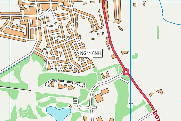 NG11 6NH map - OS VectorMap District (Ordnance Survey) NG11 6NH map - OS VectorMap District (Ordnance Survey)