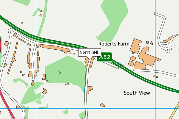 NG11 6NL map - OS VectorMap District (Ordnance Survey) NG11 6NL map - OS VectorMap District (Ordnance Survey)