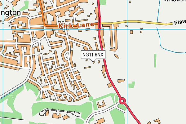NG11 6NX map - OS VectorMap District (Ordnance Survey) NG11 6NX map - OS VectorMap District (Ordnance Survey)