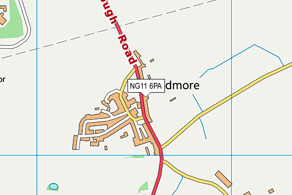NG11 6PA map - OS VectorMap District (Ordnance Survey) NG11 6PA map - OS VectorMap District (Ordnance Survey)
