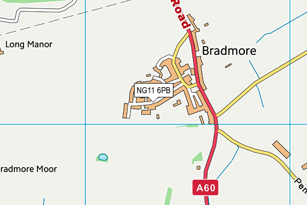 NG11 6PB map - OS VectorMap District (Ordnance Survey) NG11 6PB map - OS VectorMap District (Ordnance Survey)