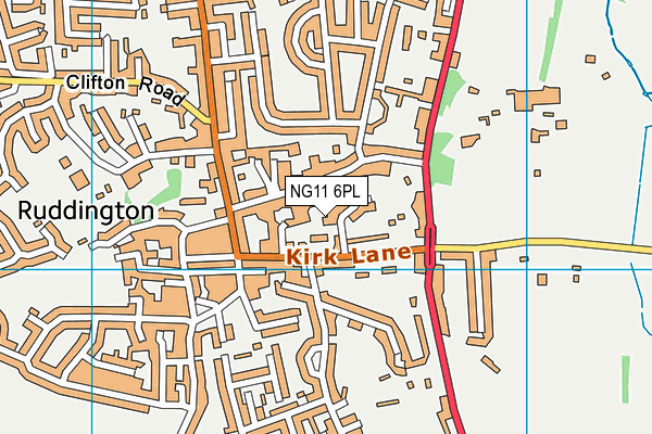 NG11 6PL map - OS VectorMap District (Ordnance Survey) NG11 6PL map - OS VectorMap District (Ordnance Survey)