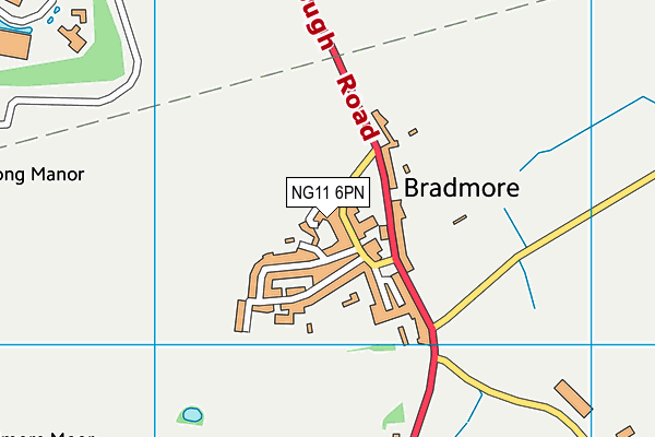 NG11 6PN map - OS VectorMap District (Ordnance Survey) NG11 6PN map - OS VectorMap District (Ordnance Survey)