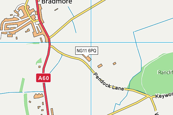 NG11 6PQ map - OS VectorMap District (Ordnance Survey) NG11 6PQ map - OS VectorMap District (Ordnance Survey)