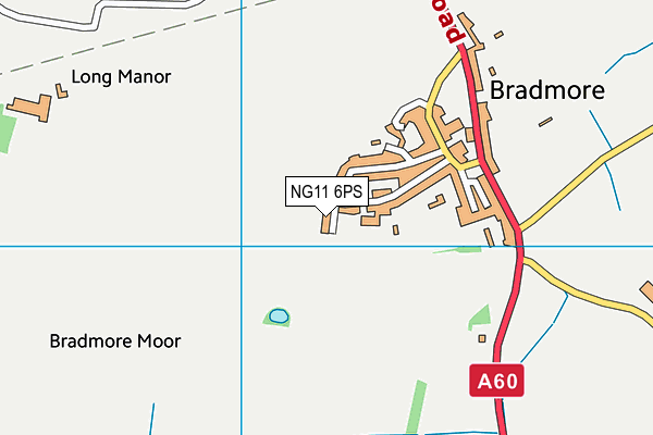 NG11 6PS map - OS VectorMap District (Ordnance Survey) NG11 6PS map - OS VectorMap District (Ordnance Survey)