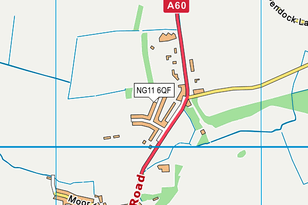 NG11 6QF map - OS VectorMap District (Ordnance Survey) NG11 6QF map - OS VectorMap District (Ordnance Survey)