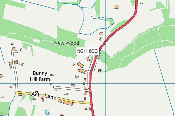 NG11 6QQ map - OS VectorMap District (Ordnance Survey) NG11 6QQ map - OS VectorMap District (Ordnance Survey)
