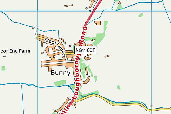NG11 6QT map - OS VectorMap District (Ordnance Survey) NG11 6QT map - OS VectorMap District (Ordnance Survey)