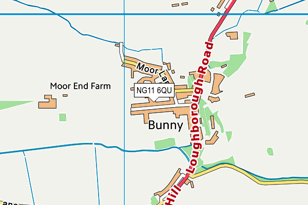 NG11 6QU map - OS VectorMap District (Ordnance Survey) NG11 6QU map - OS VectorMap District (Ordnance Survey)