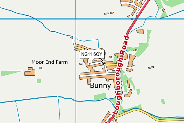 NG11 6QY map - OS VectorMap District (Ordnance Survey) NG11 6QY map - OS VectorMap District (Ordnance Survey)