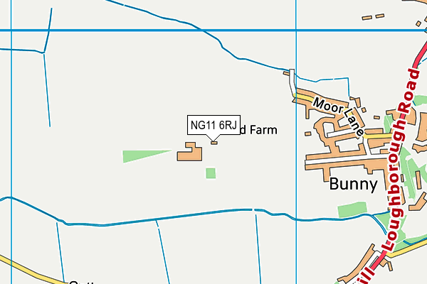 NG11 6RJ map - OS VectorMap District (Ordnance Survey) NG11 6RJ map - OS VectorMap District (Ordnance Survey)