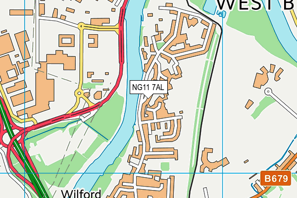 NG11 7AL map - OS VectorMap District (Ordnance Survey) NG11 7AL map - OS VectorMap District (Ordnance Survey)