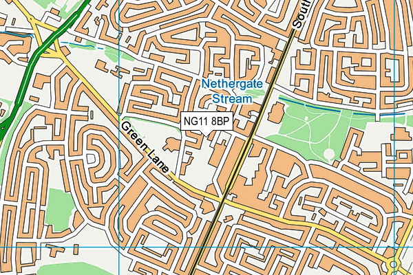 NG11 8BP map - OS VectorMap District (Ordnance Survey) NG11 8BP map - OS VectorMap District (Ordnance Survey)