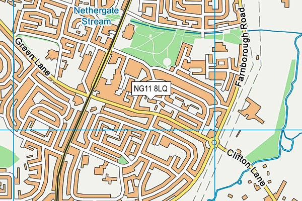 NG11 8LQ map - OS VectorMap District (Ordnance Survey) NG11 8LQ map - OS VectorMap District (Ordnance Survey)