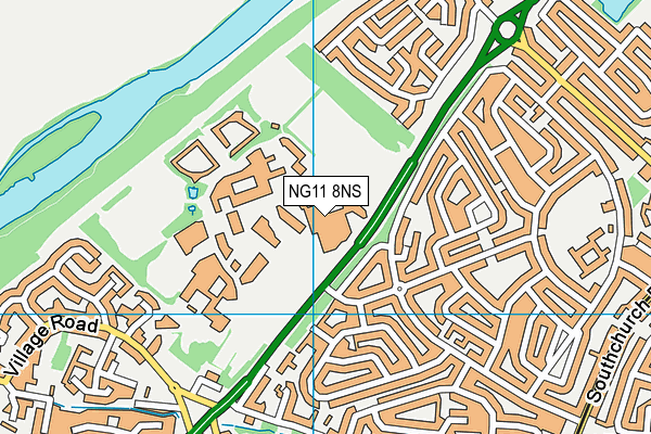 NG11 8NS map - OS VectorMap District (Ordnance Survey) NG11 8NS map - OS VectorMap District (Ordnance Survey)