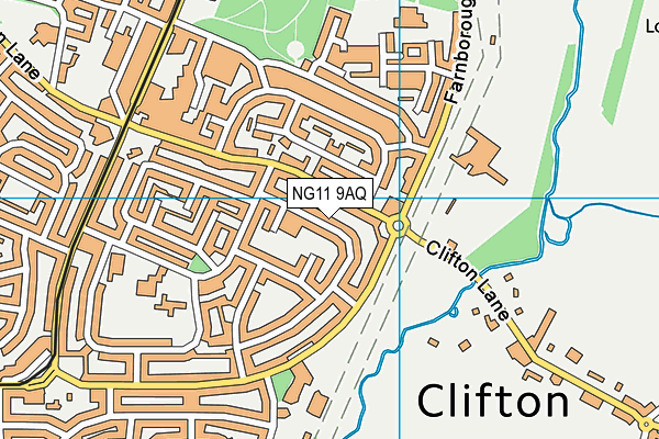 NG11 9AQ map - OS VectorMap District (Ordnance Survey) NG11 9AQ map - OS VectorMap District (Ordnance Survey)