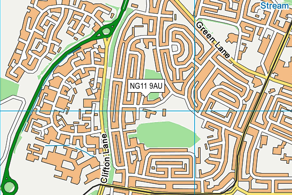 NG11 9AU map - OS VectorMap District (Ordnance Survey) NG11 9AU map - OS VectorMap District (Ordnance Survey)