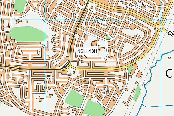 NG11 9BH map - OS VectorMap District (Ordnance Survey) NG11 9BH map - OS VectorMap District (Ordnance Survey)