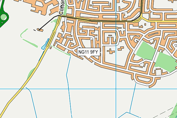 NG11 9FY map - OS VectorMap District (Ordnance Survey) NG11 9FY map - OS VectorMap District (Ordnance Survey)