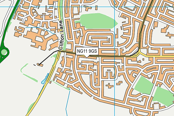 NG11 9GS map - OS VectorMap District (Ordnance Survey) NG11 9GS map - OS VectorMap District (Ordnance Survey)