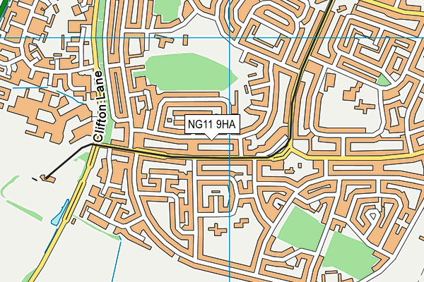 NG11 9HA map - OS VectorMap District (Ordnance Survey) NG11 9HA map - OS VectorMap District (Ordnance Survey)