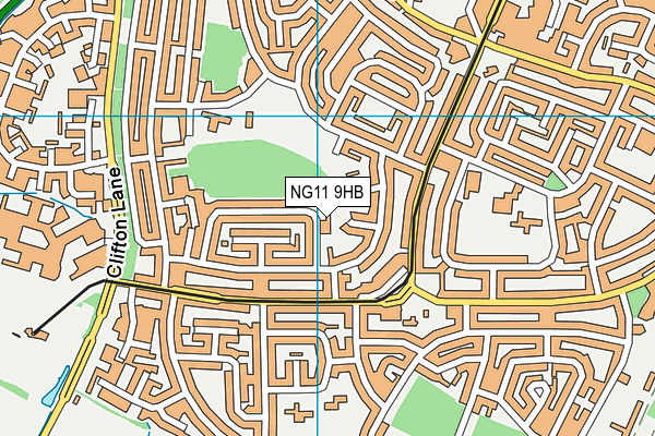 NG11 9HB map - OS VectorMap District (Ordnance Survey) NG11 9HB map - OS VectorMap District (Ordnance Survey)