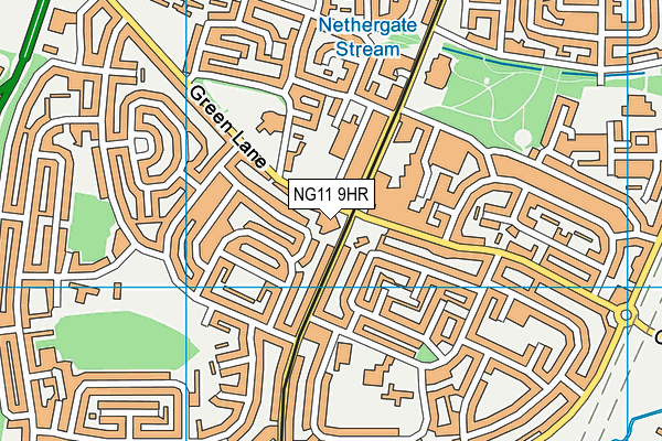 NG11 9HR map - OS VectorMap District (Ordnance Survey) NG11 9HR map - OS VectorMap District (Ordnance Survey)