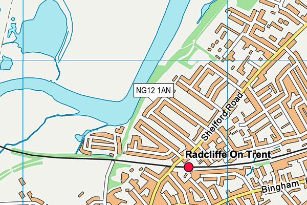 NG12 1AN map - OS VectorMap District (Ordnance Survey) NG12 1AN map - OS VectorMap District (Ordnance Survey)