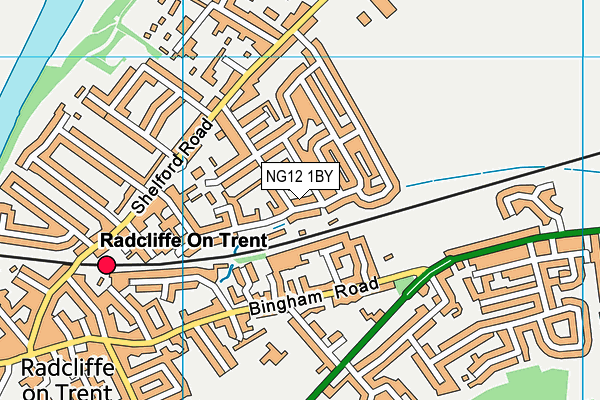 NG12 1BY map - OS VectorMap District (Ordnance Survey) NG12 1BY map - OS VectorMap District (Ordnance Survey)