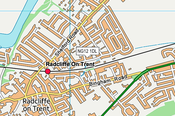 NG12 1DL map - OS VectorMap District (Ordnance Survey) NG12 1DL map - OS VectorMap District (Ordnance Survey)