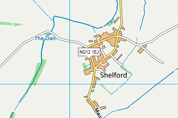NG12 1EJ map - OS VectorMap District (Ordnance Survey) NG12 1EJ map - OS VectorMap District (Ordnance Survey)
