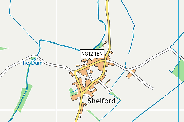 NG12 1EN map - OS VectorMap District (Ordnance Survey) NG12 1EN map - OS VectorMap District (Ordnance Survey)