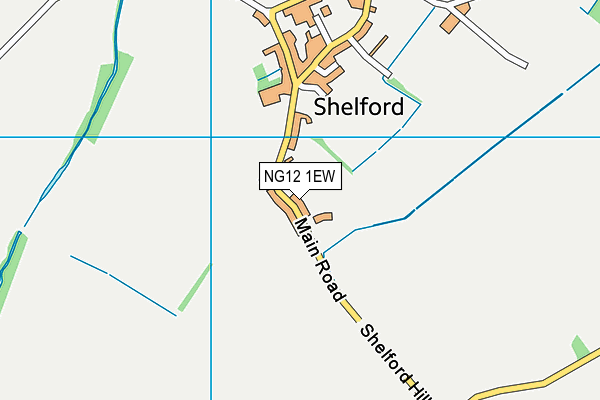 NG12 1EW map - OS VectorMap District (Ordnance Survey) NG12 1EW map - OS VectorMap District (Ordnance Survey)